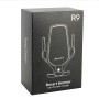 R9 CAR QC Fast Зарядка QI Стандартное беспроводное вентиляционное кронштейн для мобильного телефона 6-9,6 см (розовое золото)