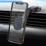 WIWU PL900 Exquisite Series Pasted Universal 360-degree Rotating Magnetic Car Wireless Charger Mobile Phones Holder