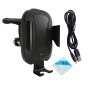 CS-984A1 Car Air Outlet Wireless Infrared Sensor Mobile Phone Charging Stand Holder(Black)