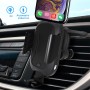 CS-984A1 Car Air Outlet Wireless Infrared Sensor Mobile Phone Charging Stand Holder(Black)