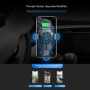 ROCK W25 Car Stand Wireless Fast Charger Air Outlet  Gravity Phone Bracket(Tarnish)