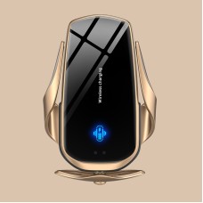 F3 Car Electric Infrared Sensor Wireless Charger Bracket(Gold)