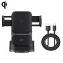 Baseus CGZX000101 QI 15W Wisdom Auto Alignment Car Mount Wireless Charger, Suction Base Version(Black)