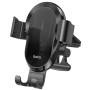 hoco CA105 Guide Three-axis Linkage Wireless Charging Car Holder(Black Silver)