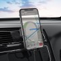 hoco CA105 Guide Three-axis Linkage Wireless Charging Car Holder(Black Silver)