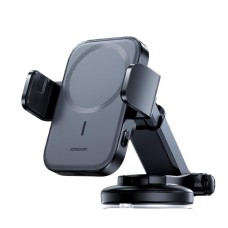 JOYROOM JR-ZS295 15W Mechanical Magnetic Wireless Charger Dashboard Car Holder(Black)