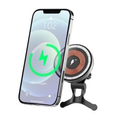 WiWU CH-309 Transparent Magnetic Wireless Charging Car Holder