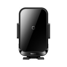 Baseus 15W Halo Electric Wireless Charging Car Couar (Black)