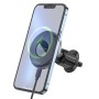 Borofone BH202 Seaside Magnetic Wireless Fast Charging Car Holder(Metal Grey)