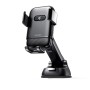 JOYROOM JR-ZS216 15W Car Three-axis Electric Wireless Charging Mobile Phone Holder Bracket, Dashboard Version(Black)