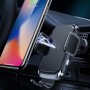 X7 Car Air Outlet Wireless Charging Mobile Phone Gravity Bracket Holder (Black)