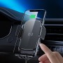 X7 Car Air Outlet Wireless Charging Mobile Phone Gravity Bracket Holder (Black)