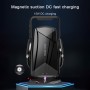 Q2 15 Вт Универсальный вращение инфракрасная индукция Магнитная автомобиль беспроводная зарядка мобильного телефона с Micro USB + 8-контактный + магнитный разъем типа C / USB-C (черный)