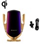 R2 Universal Infrared Induction Car Air Outlet Wireless Charging Mobile Phone Holder(Gold)