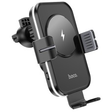 hoco CA80 Buddy Smart Wireless Charging Car Holder(Black Grey)