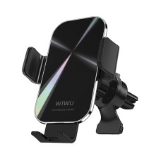 WIWU CH-307 15W Car Mobile Phone Fast Charging Wireless Charger Holder (Black)