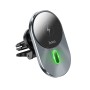 hoco CA91 Car Magnetic Wireless Fast Charging Holder (Grey)