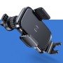 X7 Car Wireless Charging Mobile Phone Gravity Bracket Holder Suction Cup Bracket (Black)