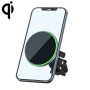 WiWU CH-308 15W Mini Round Magnetic Car Wireless Charger(Black)