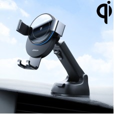 JOYROOM JR-ZS212 Blue Whale Car Dashboard Wireless Charging Mobile Phone Gravity Bracket Holder (Dark Gray)