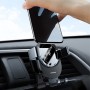 JOYROOM JR-ZS212 Blue Whale Car Dashboard Wireless Charging Mobile Phone Gravity Bracket Holder (Dark Gray)