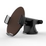 Hamtod M11 Desktop Phone Holder 10W Max Fast Зарядка Qi Smart Wireless Charger Pad (Brown)