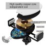 HAMTOD M11 Desktop Phone Holder 10W Max Fast Charging Qi Smart Wireless Charger Pad(Brown)