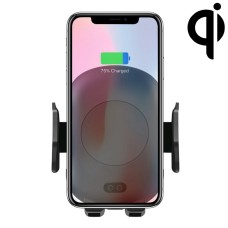 C10 Infrared Sensing Automatic Car Air Outlet Bracket Qi Standard Wireless Charger(Black)