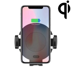 C11 Infrared Sensing Automatic Car Air Outlet Bracket Qi Standard Wireless Charger(Black)