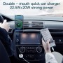 TOTU CACW-049 Rhinoceros Series Magsafe Car Air Outlet Vent Mount Clamp Holder 15W Fast Charging Qi Magnetic Wireless Charger(Black)