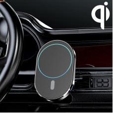 JJT-968 15W Max Output Magnetic Car Air Outlet Bracket Wireless Charger(Black)