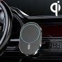 JJT-968 15W MAX MAX Magnetic Car Outlet Cracket Cracket Беспроводное зарядное устройство (Black)