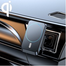 JJT-969 15W Max Output Magnetic Car Air Outlet Bracket Wireless Charger(Black)