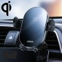 JOYROOM JR-ZS200 Hornet Series Qi Standard Air Outlet Wireless Induction Charging Car Bracket(Black)