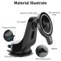 WH-10D Magnetic Wireless Car Phone Charger 15w Phone Magnetic Holder