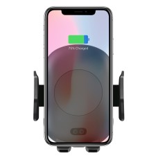 Infrared Induction Car Wireless Charger Dual Legs Air Outlet Holder for iPhone 11 / 11 Pro / 11 Pro Max / X / XR / 8 / 8 Plus, Galaxy S20 / S20+ / S10 / S9 / S8 / S7