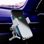 Car Wireless Charger Coil Automatic Induction Wireless Charging Mount(White Wlue)