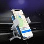 Car Wireless Charger Coil Automatic Induction Wireless Charging Mount(White Wlue)