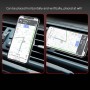 10W Magnetic Car Nano Wireless Charging Mobile Phone Stand, Style: Black + Charging Cable(Air Outlet)