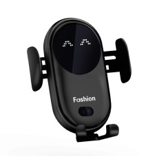S11 Smart Infrared Sensor Car Wireless Charger, Colour: Black  (With Suction Cup Bracket)