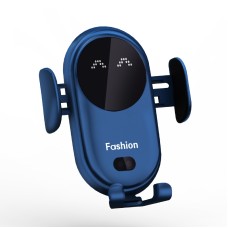 S11 Smart Infrared Sensor Car Wireless Charger, Colour: Blue  (With Suction Cup Bracket)