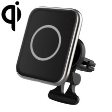 C03 Magnetic Wireless Phone Charger for Car Air Outlet(Black)