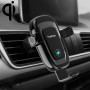 S19 15W Gravity Car Phone Wireless Charging Stand(Black)