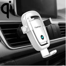 S19 15W Gravity Car Phone Wireless Charging Stand(White)