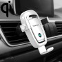 S19 15W Gravity Car Phone Wireless Charging Stand(White)