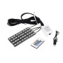 6A 4 in 1 4.5W 36 SMD-5050-LEDs RGB USB Car Interior Floor Decoration Atmosphere Colorful Neon Light Lamp with Wireless Remote Control