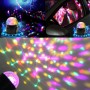 5V 6W Colorful Car Decoration DJ Light Laser Light Atmosphere Light Star Music Light Lamp with 6 RGB LED Lights