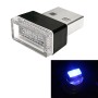 Universal PC Car USB LED Atmosphere Lights Emergency Lighting Decorative Lamp(Blue Light)
