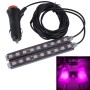 2 in 1 4.5W 18 SMD-5050-LEDs RGB Car Interior Floor Decoration Atmosphere Neon Light Lamp, DC 12V(Pink Light)