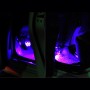 2 in 1 4.5W 18 SMD-5050-LEDs RGB Car Interior Floor Decoration Atmosphere Neon Light Lamp, DC 12V(Pink Light)